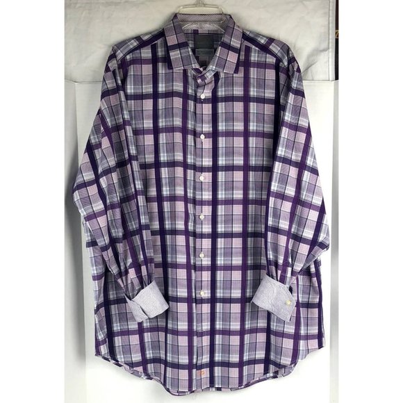 Thomas Dean Other - Thomas Dean purple Plaid Button-up 💜HP 5x !!!! 💜
